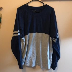 Oversized lounge long sleeve shirt size large